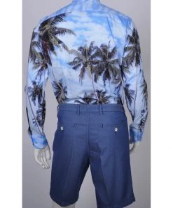 Succubus Giordano Mens Classic Bermuda Blue New In