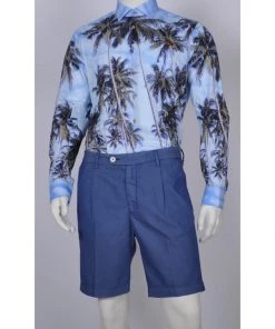 Succubus Giordano Mens Classic Bermuda Blue New In