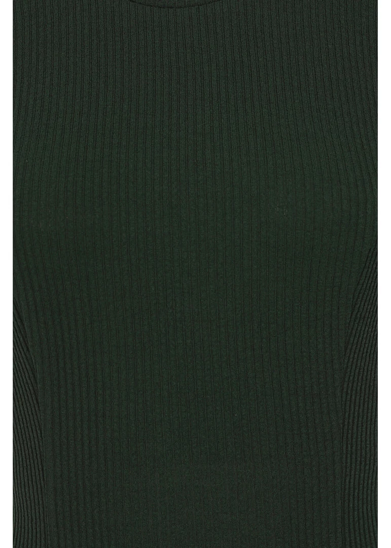 Hearts & Roses Susan Knitted 60's Top Green New In