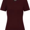 New In Hearts & Roses Susan Knitted 60's Top In Burgundy