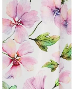 Hearts & Roses Naomi Floral 50's Swing Dress White New In