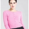 New In Hell Bunny Paloma 50's Cardigan Pink