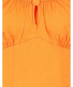 Hell Bunny Melissa 50's Top Orange Colour New In