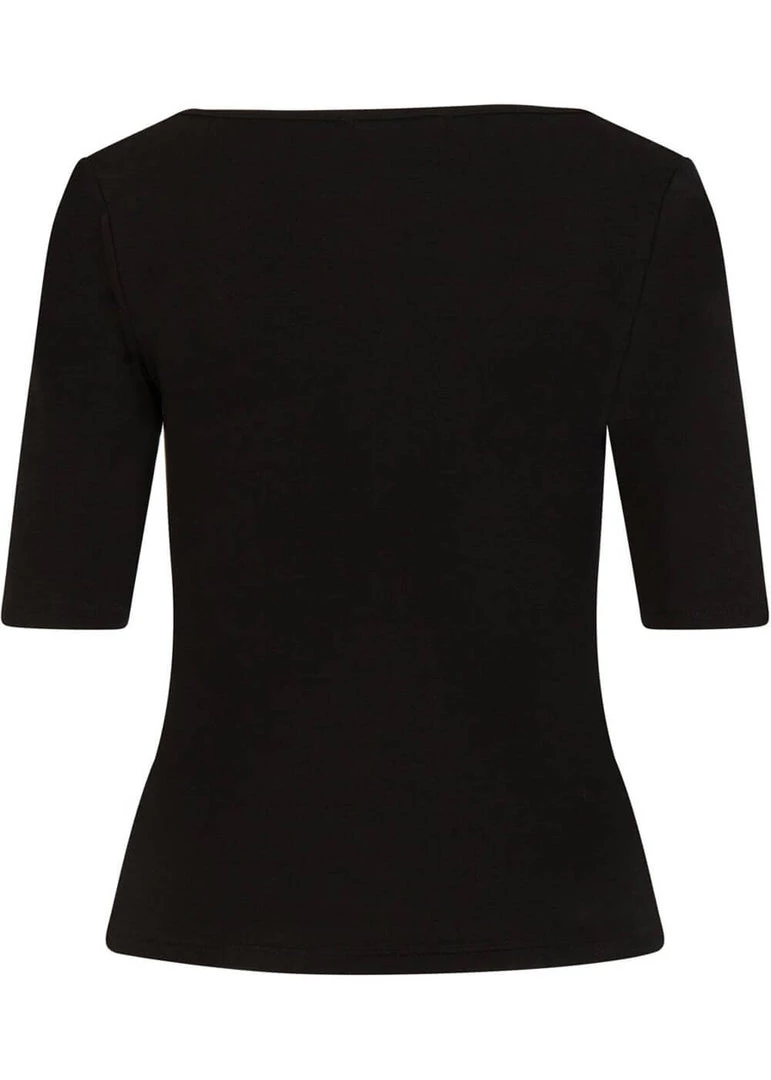 Hell Bunny Philippa 50's Top Black New In