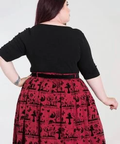 Hell Bunny Philippa 50's Top Black New In