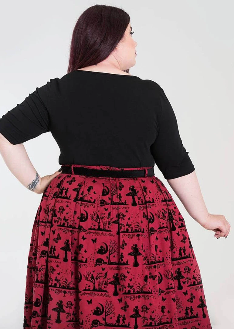 Hell Bunny Philippa 50's Top Black New In