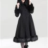 Hell Bunny Elvira 50's Coat Black New In