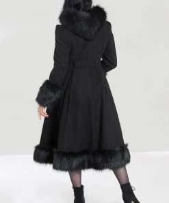 Hell Bunny Elvira 50's Coat Black New In