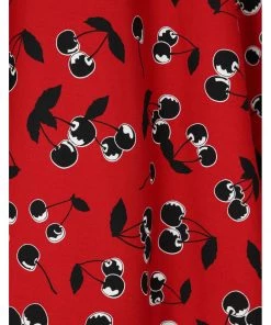 New In Hell Bunny Alison Cherry 50's Swing Dress Red