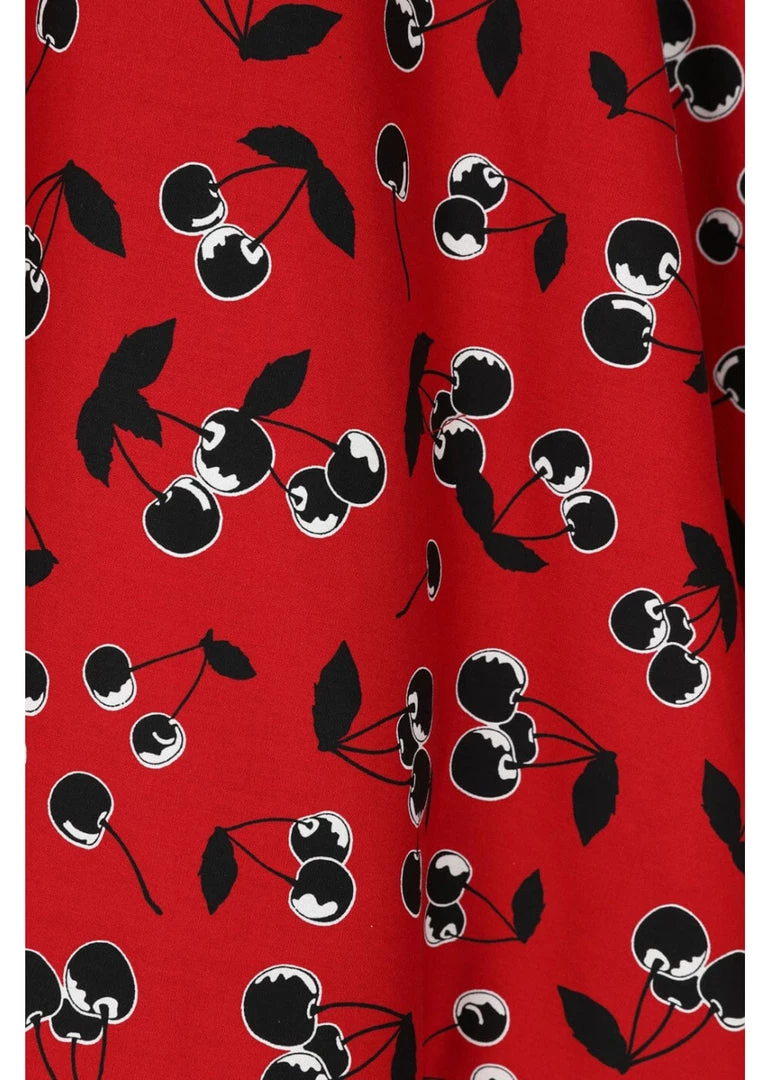 New In Hell Bunny Alison Cherry 50's Swing Dress Red