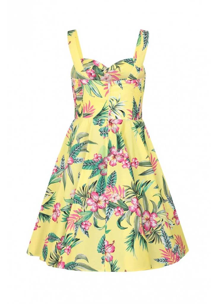 Hell Bunny Kalani 50's Swing Dress Yellow
