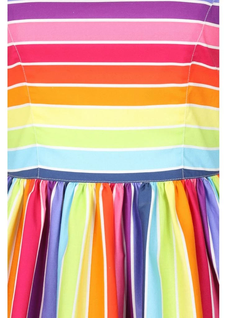 Hell Bunny Over The Rainbow 50's Swing Dress Multi New In