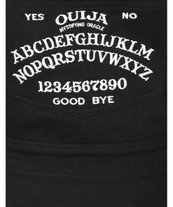 Hell Bunny Samara Ouija 60's Pinafore Dress Black