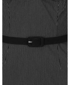 Hell Bunny Jack Bat 50's Pencil Dress Black