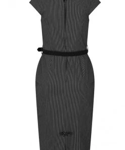 Hell Bunny Jack Bat 50's Pencil Dress Black