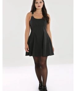 Hell Bunny Benny 60's Mini Dress Black