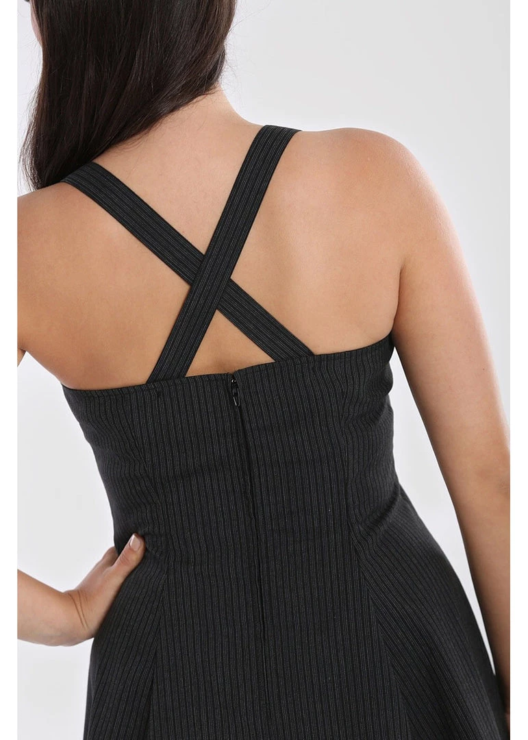 Hell Bunny Benny 60's Mini Dress Black