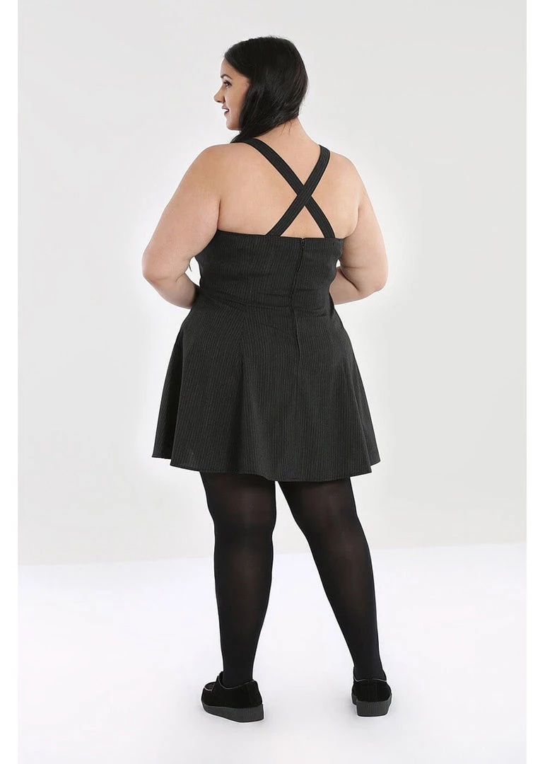 Hell Bunny Benny 60's Mini Dress Black