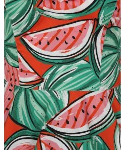 New In Hell Bunny Melonie 50's Swing Dress Orange