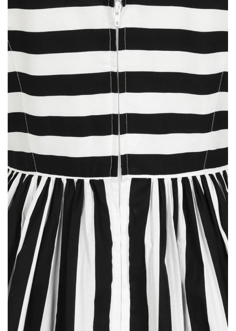 Hell Bunny Juno 50's Swing Dress Black White New In