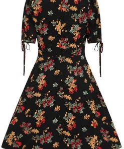 Hell Bunny Aurelia Mid 40's A-Line Dress Black