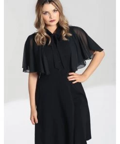 Hell Bunny Isabelle 70's Dress Black
