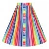 New In Hell Bunny Over The Rainbow 50's Swing Skirt Multi