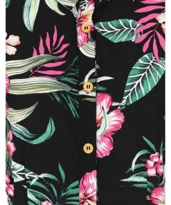 Hell Bunny Kalani 40's Jumpsuit Black New In