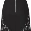 Hell Bunny Cullen Graveyard 60's Mini Skirt Black