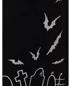 Hell Bunny Cullen Graveyard 60's Mini Skirt Black