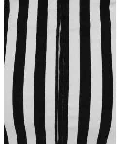 Hell Bunny Otho 40's Pinafore Pencil Skirt Black White New In