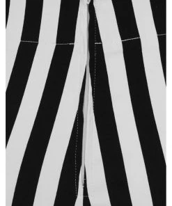 Hell Bunny Otho 60's Trousers Black White