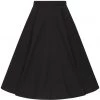 New In Hell Bunny Abi 50's Swing Skirt Black