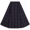Hell Bunny Gail 50's Skater Skirt Grey