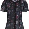 Hell Bunny Poseidon 60's Blouse Black