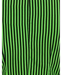 Hell Bunny Humbug 40's Blouse Black Green