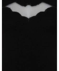 Hell Bunny Bat Top Black New In