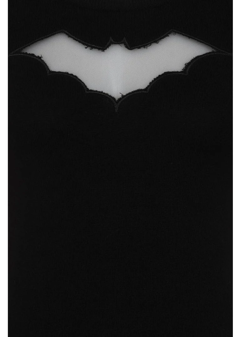 Hell Bunny Bat Top Black New In