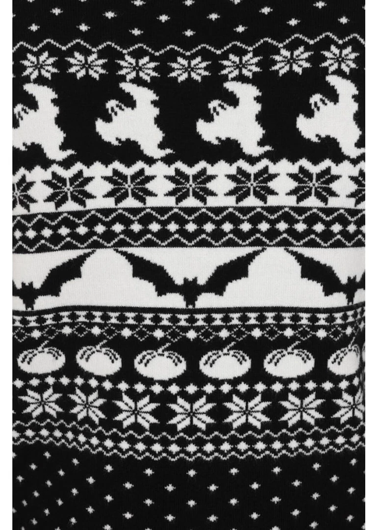 Hell Bunny Spook 50's Cardigan Black White
