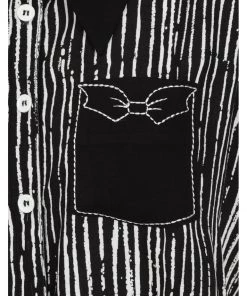 New In Hell Bunny Regan 50's Blouse Black