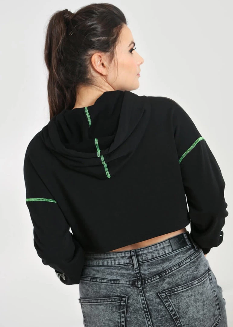 Hell Bunny Ouija Hoodie Black New In