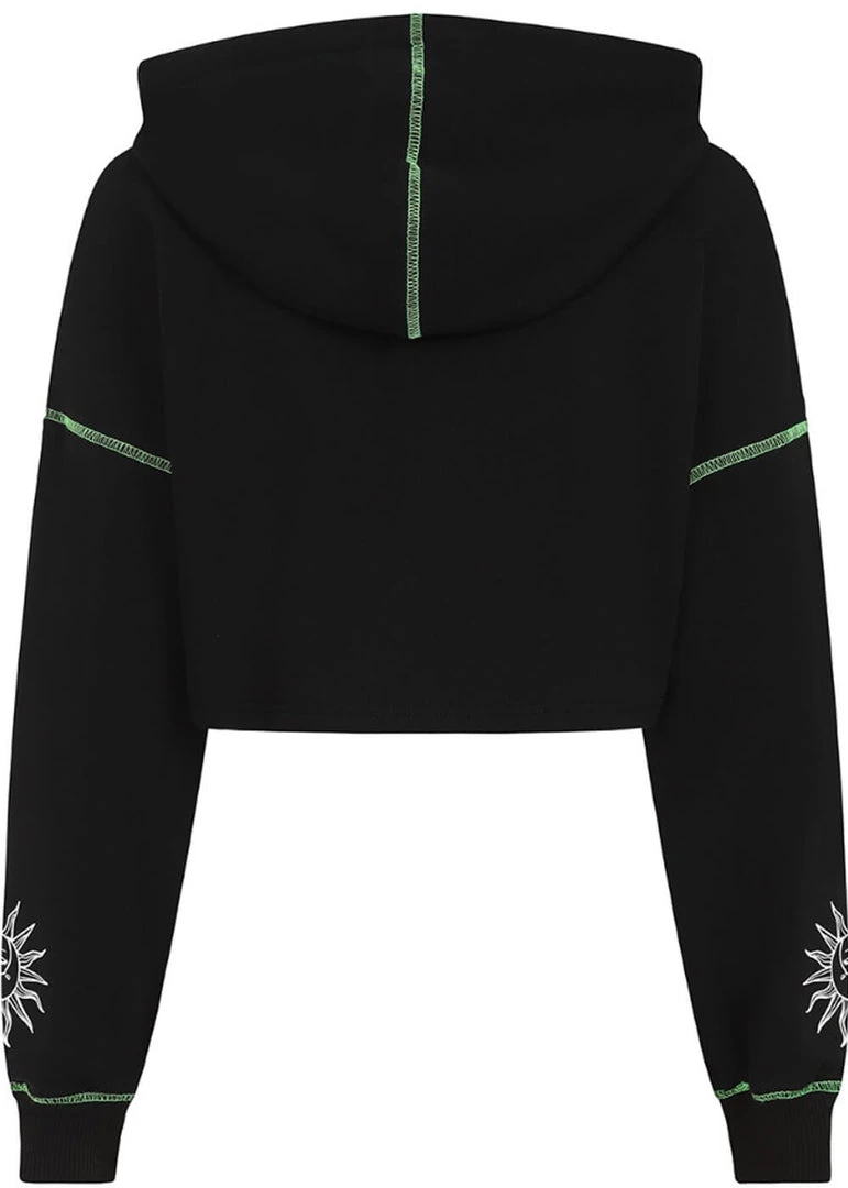 Hell Bunny Ouija Hoodie Black New In