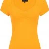 Hell Bunny Mia Top Orange New In