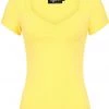 Hell Bunny Mia 50's Top Yellow