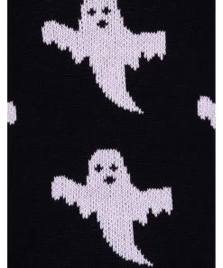 New In Hell Bunny Ghost 60's Vest Top Black