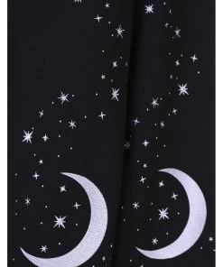 Hell Bunny Interstellar Moon 40's Coat Black New In