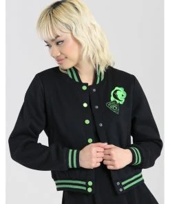 New In Hell Bunny Samara Ouija 50's Jacket Black Green