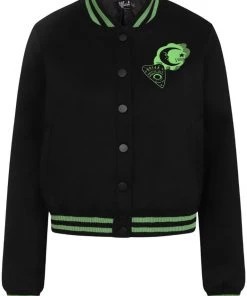New In Hell Bunny Samara Ouija 50's Jacket Black Green
