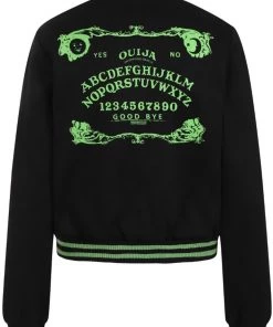 New In Hell Bunny Samara Ouija 50's Jacket Black Green