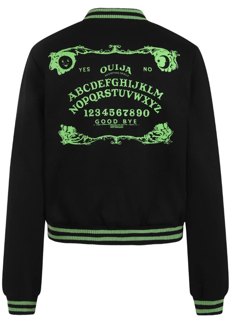 New In Hell Bunny Samara Ouija 50's Jacket Black Green